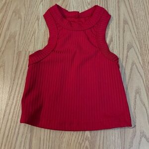 Girls Five Dance tank top. Red. Size youth large.
